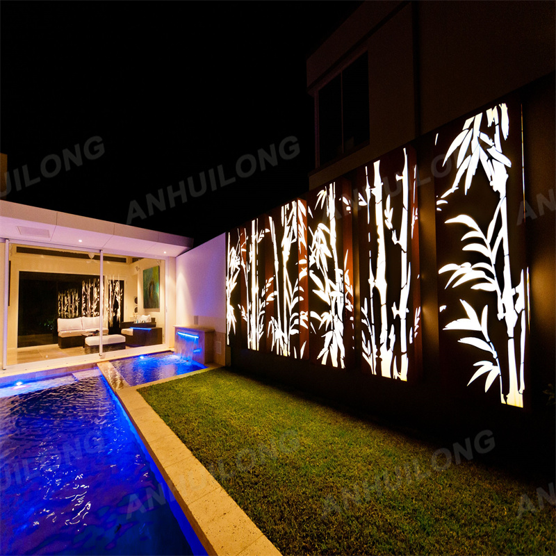 High quality corten steel lighting For Gardening Articles